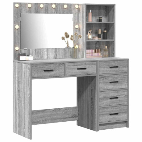 vidaXL Plafondtafel Lichtgrijs 78.5 x 41 x 135 cm Bewerkt hout afbeelding3 - 1