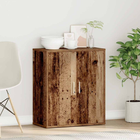 vidaXL Dressoir Oud Hout 60x31x70 cm Engineered Wood afbeelding3 - 1
