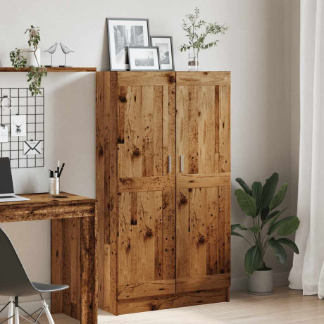 vidaXL Boekenkast 82,5x30,5x150 cm bewerkt hout oud houtkleurig afbeelding3 - 1