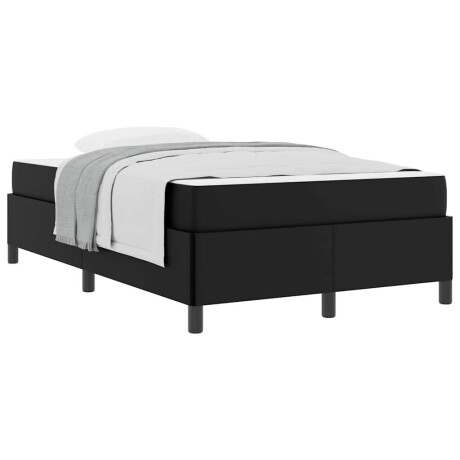 vidaXL Bedframe met matras Zwart 120 x 190 cm Stof afbeelding3 - 1