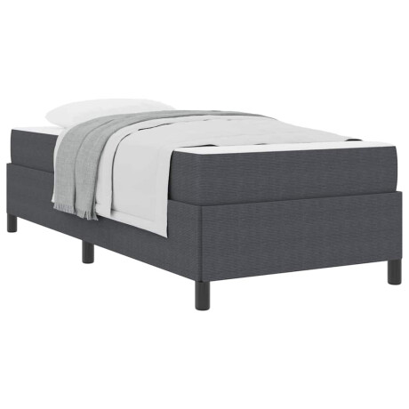 vidaXL Bedframe Anders Donkergrijs 90 x 200 cm Katoenen stof afbeelding3 - 1