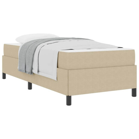 vidaXL Bedframe Anders Lichtgroen Grijs 90 x 200 cm Katoenen stof afbeelding3 - 1
