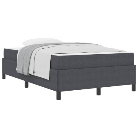 vidaXL Bedframe Anders Donkergrijs 120 x 200 cm Katoenen stof afbeelding3 - 1