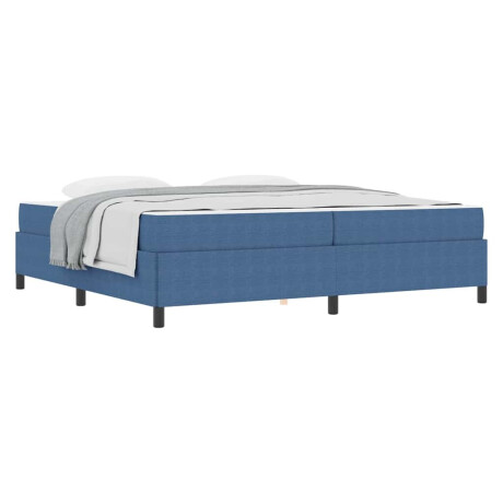 vidaXL Bedframe Anders Blauw 100 x 200 cm Katoenen stof afbeelding3 - 1