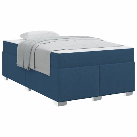vidaXL Bedframe Anders Blauw 120 x 190 cm Stof afbeelding3 - 1