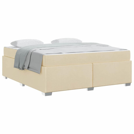 vidaXL Bedframe Anders Crème 180 x 200 cm Stof afbeelding3 - 1