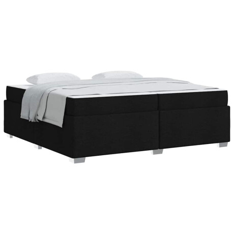 vidaXL Bedframe Anders Zwart 200 x 200 cm Stof afbeelding3 - 1