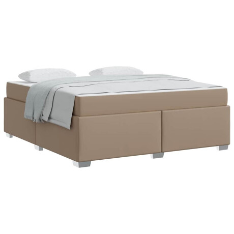 vidaXL Bedframe Cappuccino 180 x 200 cm Kunstleer afbeelding3 - 1