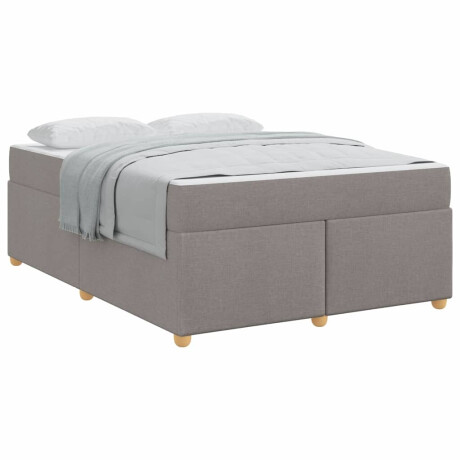vidaXL Bedframe Anders Taupe 160 x 200 cm Stof afbeelding3 - 1