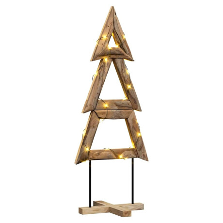 vidaXL Kerstboom met standaard Bruin 149,5 cm Massief teakhout afbeelding3 - 1