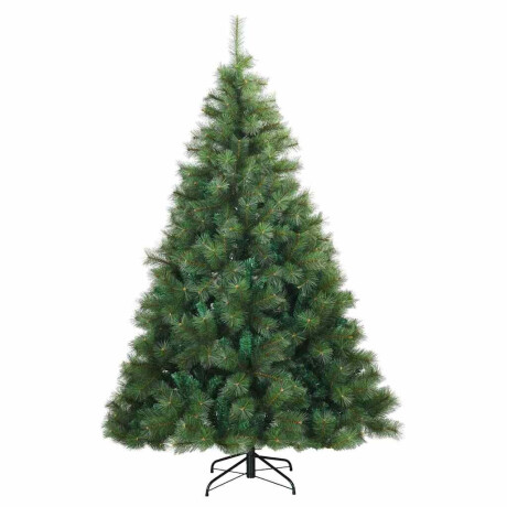 vidaXL Kunstmatige Inklapbare Kerstboom Groen 210 cm PVC, staal afbeelding3 - 1