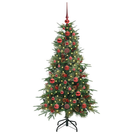 vidaXL Kunstmatige Inklapbare Kerstboom Groen 120 cm PE en PVC afbeelding3 - 1