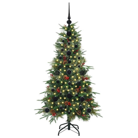 vidaXL Kunstmatige Inklapbare Kerstboom Groen 120 cm PE en PVC afbeelding3 - 1