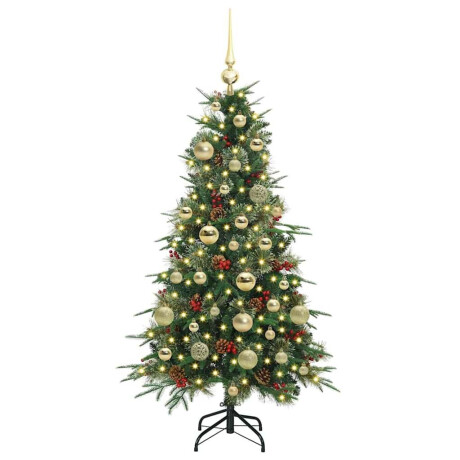 vidaXL Kunstmatige Inklapbare Kerstboom Groen 120 cm PE en PVC afbeelding3 - 1