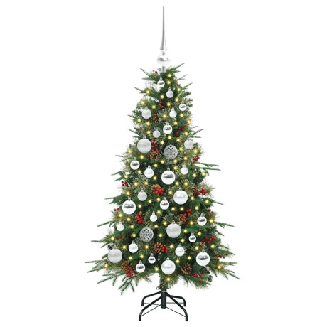 vidaXL Kunstmatige Inklapbare Kerstboom Groen 120 cm PE en PVC afbeelding3 - 1