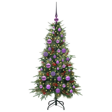 vidaXL Kunstmatige Inklapbare Kerstboom Groen 120 cm PE en PVC afbeelding3 - 1