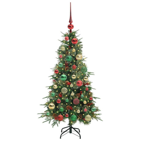 vidaXL Kunstmatige Inklapbare Kerstboom Groen 120 cm PE en PVC afbeelding3 - 1