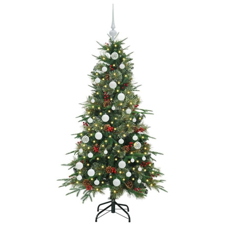 vidaXL Kunstmatige Inklapbare Kerstboom Groen 150 cm PE en PVC afbeelding3 - 1