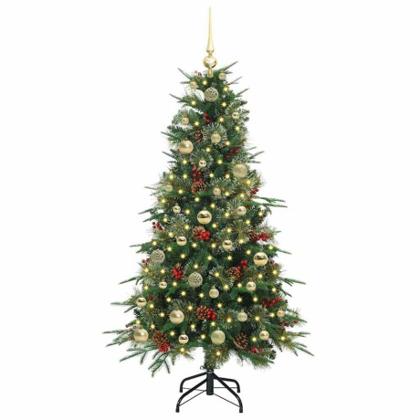 vidaXL Kunstmatige Inklapbare Kerstboom Groen 150 cm PE en PVC afbeelding3 - 1