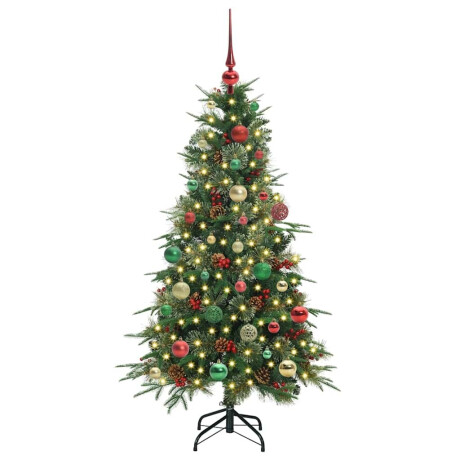 vidaXL Kunstmatige Inklapbare Kerstboom Groen 150 cm PE en PVC afbeelding3 - 1