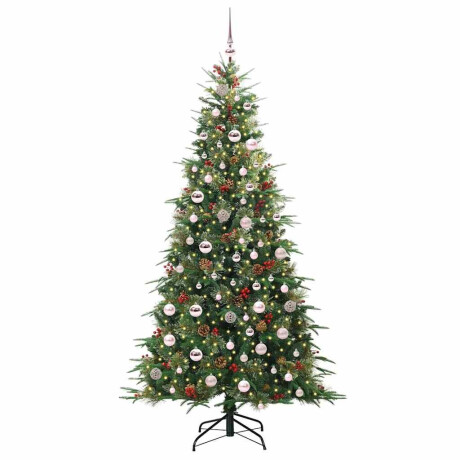 vidaXL Kunstmatige Inklapbare Kerstboom Groen 210 cm PE en PVC afbeelding3 - 1