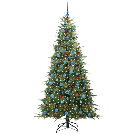 vidaXL Kunstmatige Inklapbare Kerstboom Groen 210 cm PE en PVC afbeelding3 - 1
