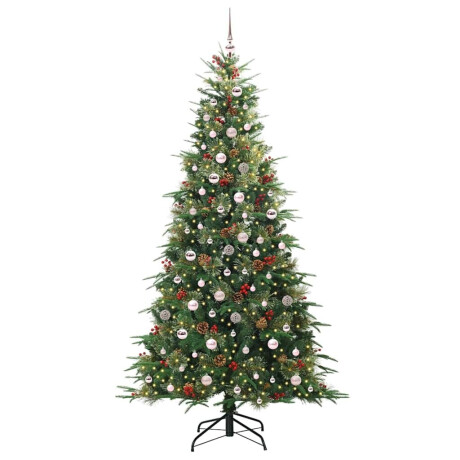 vidaXL Kunstmatige Inklapbare Kerstboom Groen 240 cm PE en PVC afbeelding3 - 1