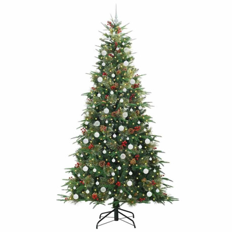 vidaXL Kunstmatige Inklapbare Kerstboom Groen 240 cm PE en PVC afbeelding3 - 1