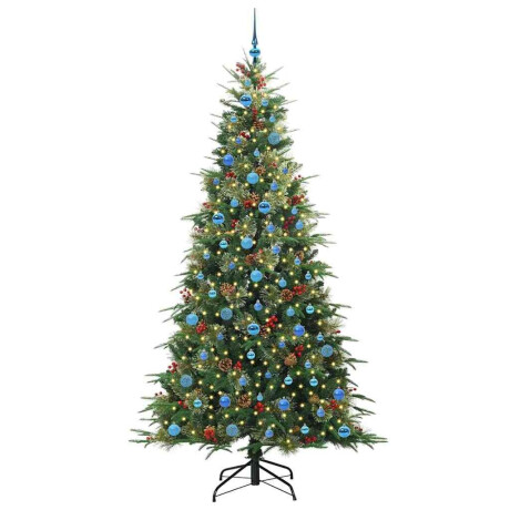 vidaXL Kunstmatige Inklapbare Kerstboom Groen 240 cm PE en PVC afbeelding3 - 1