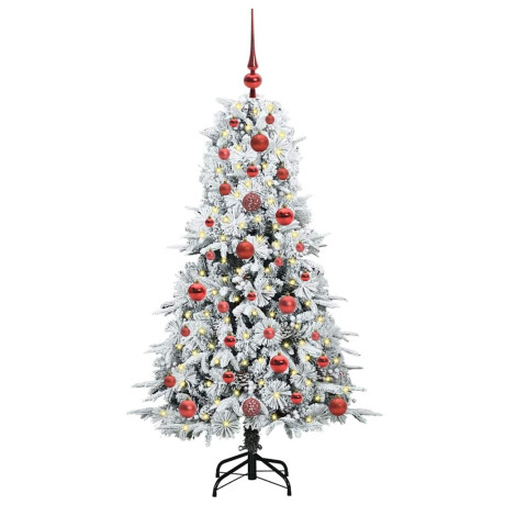 vidaXL Kunstmatige Inklapbare Kerstboom Groen 120 cm PE en PVC afbeelding3 - 1
