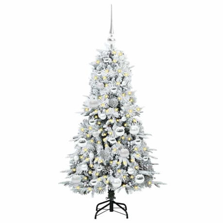 vidaXL Kunstmatige Inklapbare Kerstboom Groen 120 cm PE en PVC afbeelding3 - 1