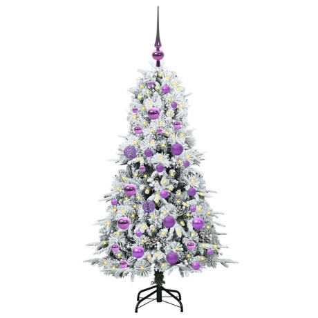vidaXL Kunstmatige Inklapbare Kerstboom Groen 120 cm PE en PVC afbeelding3 - 1