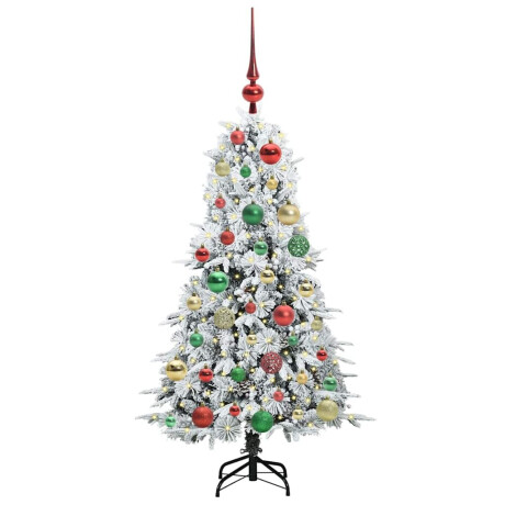 vidaXL Kunstmatige Inklapbare Kerstboom Groen 120 cm PE en PVC afbeelding3 - 1