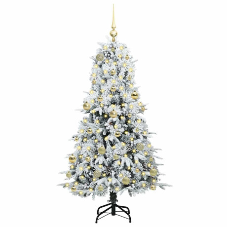 vidaXL Kunstmatige Inklapbare Kerstboom Groen 150 cm PE en PVC afbeelding3 - 1