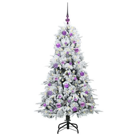 vidaXL Kunstmatige Inklapbare Kerstboom Groen 150 cm PE en PVC afbeelding3 - 1