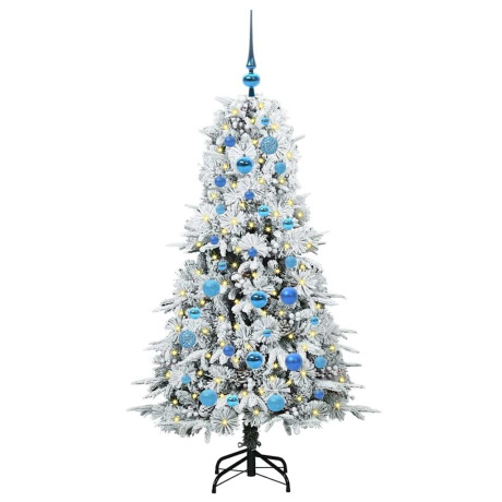 vidaXL Kunstmatige Inklapbare Kerstboom Groen 150 cm PE en PVC afbeelding3 - 1