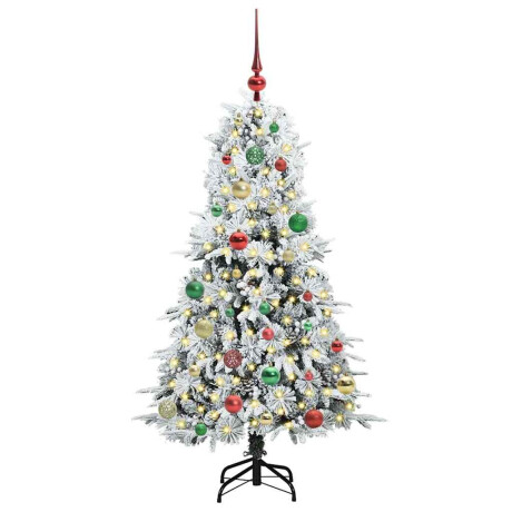 vidaXL Kunstmatige Inklapbare Kerstboom Groen 150 cm PE en PVC afbeelding3 - 1