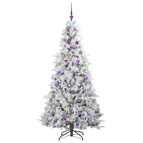 vidaXL Kunstmatige Inklapbare Kerstboom Groen 180 cm PE en PVC afbeelding3 - 1