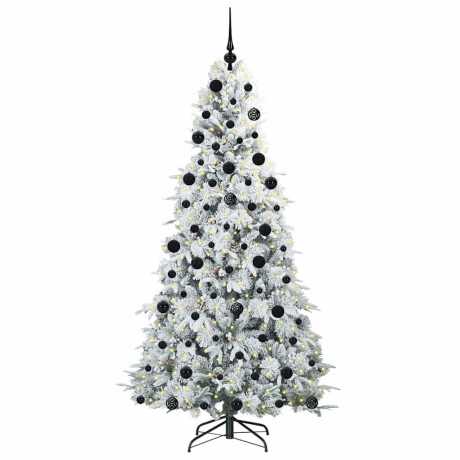 vidaXL Kunstmatige Inklapbare Kerstboom Groen 210 cm PE en PVC afbeelding3 - 1