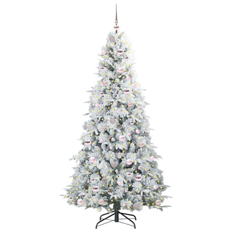 vidaXL Kunstmatige Inklapbare Kerstboom Groen 210 cm PE en PVC afbeelding3 - 1