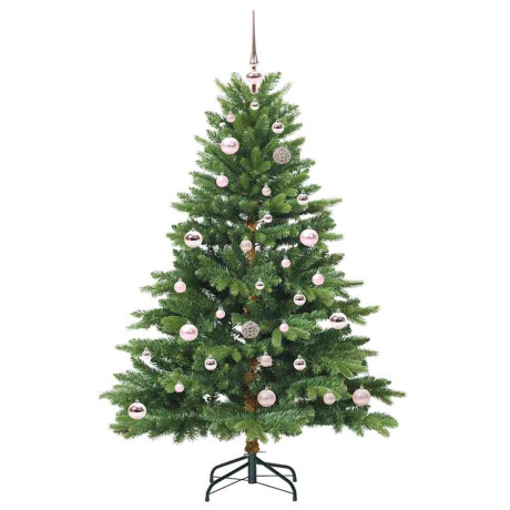 vidaXL Kunstkerstboom met 150 LED met standaard Groen 150 cm PE en PVC afbeelding3 - 1