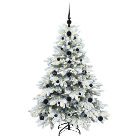 vidaXL Kunstkerstboom met 150 LED met standaard Groen 120 cm PE en PVC afbeelding3 - 1