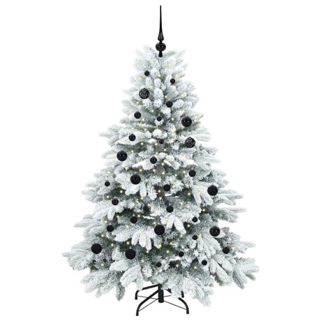 vidaXL Kunstkerstboom met 150 LED met standaard Groen 150 cm PE en PVC afbeelding3 - 1