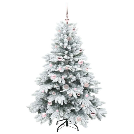 vidaXL Kunstkerstboom met 150 LED met standaard Groen 150 cm PE en PVC afbeelding3 - 1