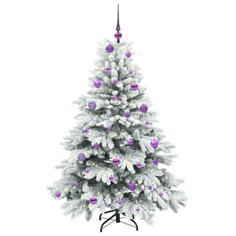 vidaXL Kunstkerstboom met 150 LED met standaard Groen 150 cm PE en PVC afbeelding3 - 1