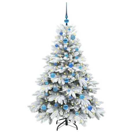 vidaXL Kunstkerstboom met 150 LED met standaard Groen 150 cm PE en PVC afbeelding3 - 1