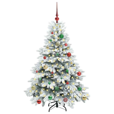 vidaXL Kunstkerstboom met 150 LED met standaard Groen 150 cm PE en PVC afbeelding3 - 1