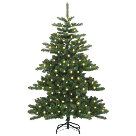 vidaXL Kunstmatige Inklapbare Kerstboom met 150 LED Groen 150 cm PVC afbeelding3 - 1