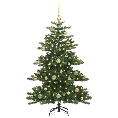 vidaXL Kunstmatige Inklapbare Kerstboom with LEDs 150cm PVC afbeelding3 - 1
