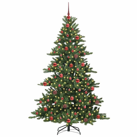vidaXL Kunstmatige Inklapbare Kerstboom with LEDs 180cm PVC afbeelding3 - 1